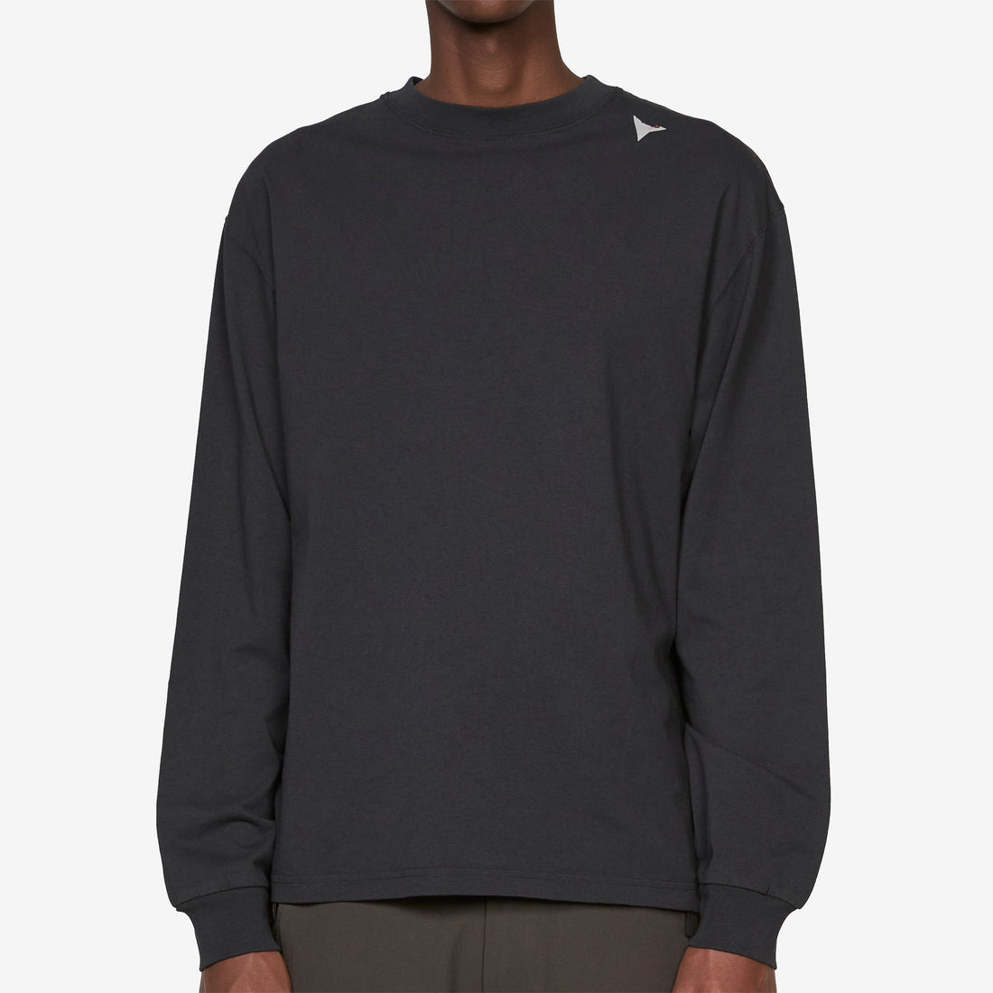 Logo Longsleeve Washed Black Tees