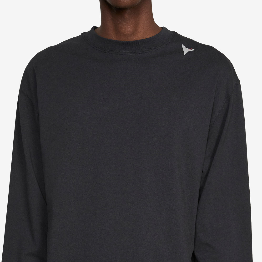 Logo Longsleeve Washed Black Tees