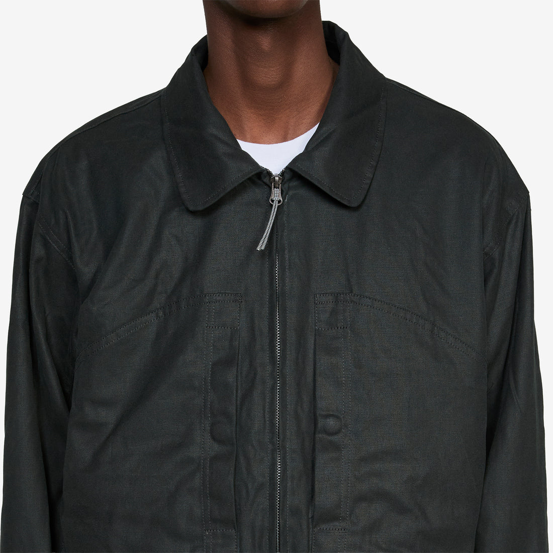Pilot Waxed Canvas Jacket Dark Green Jackets