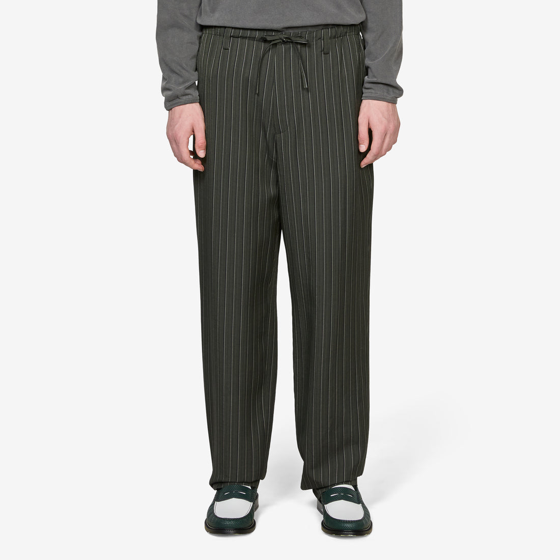 Viscose Pants Dark Green Pants