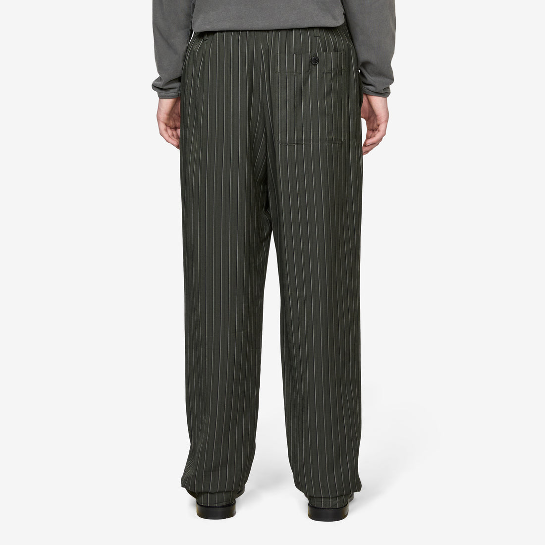 Viscose Pants Dark Green Pants