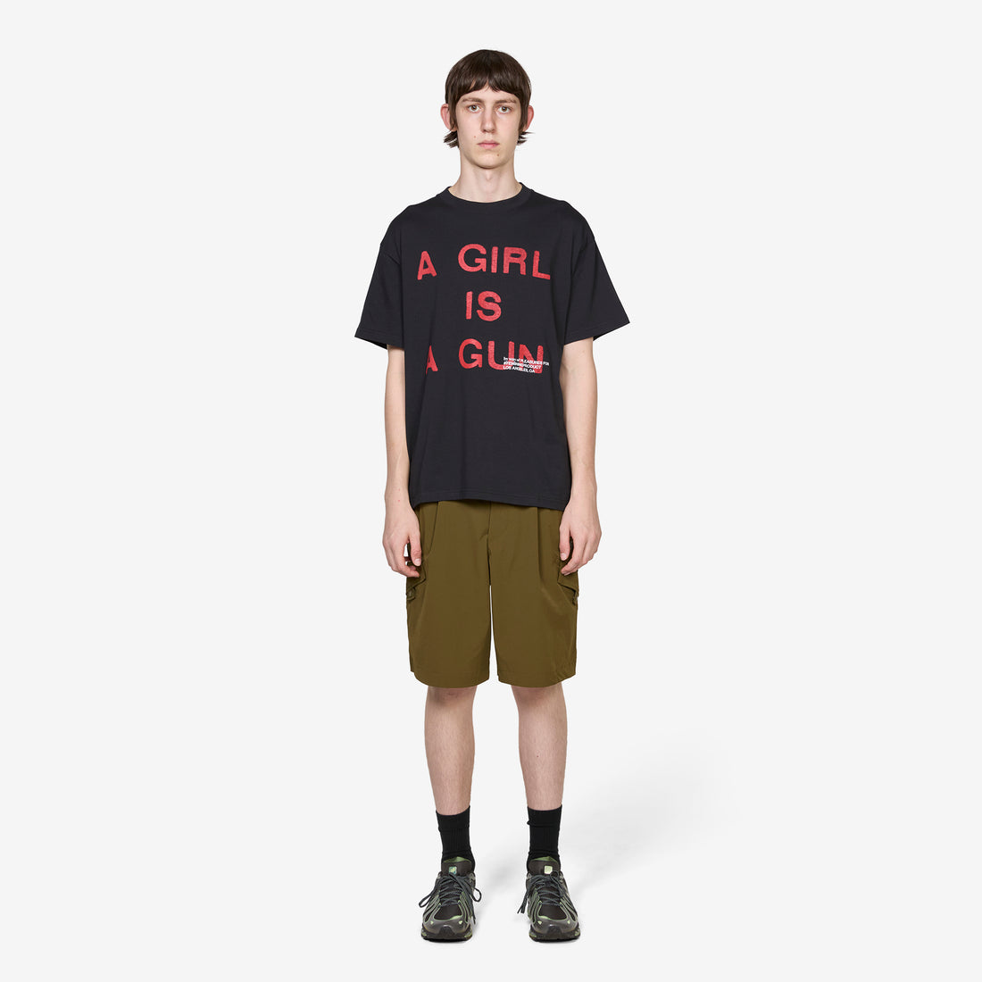 Girl Is A Gun T-Shirt Black Tees