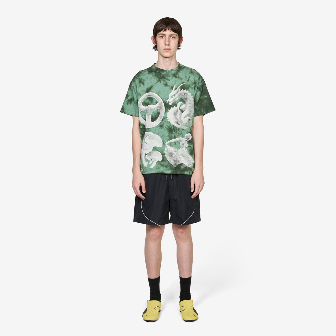 Disfunction T-Shirt Green Dye Tees