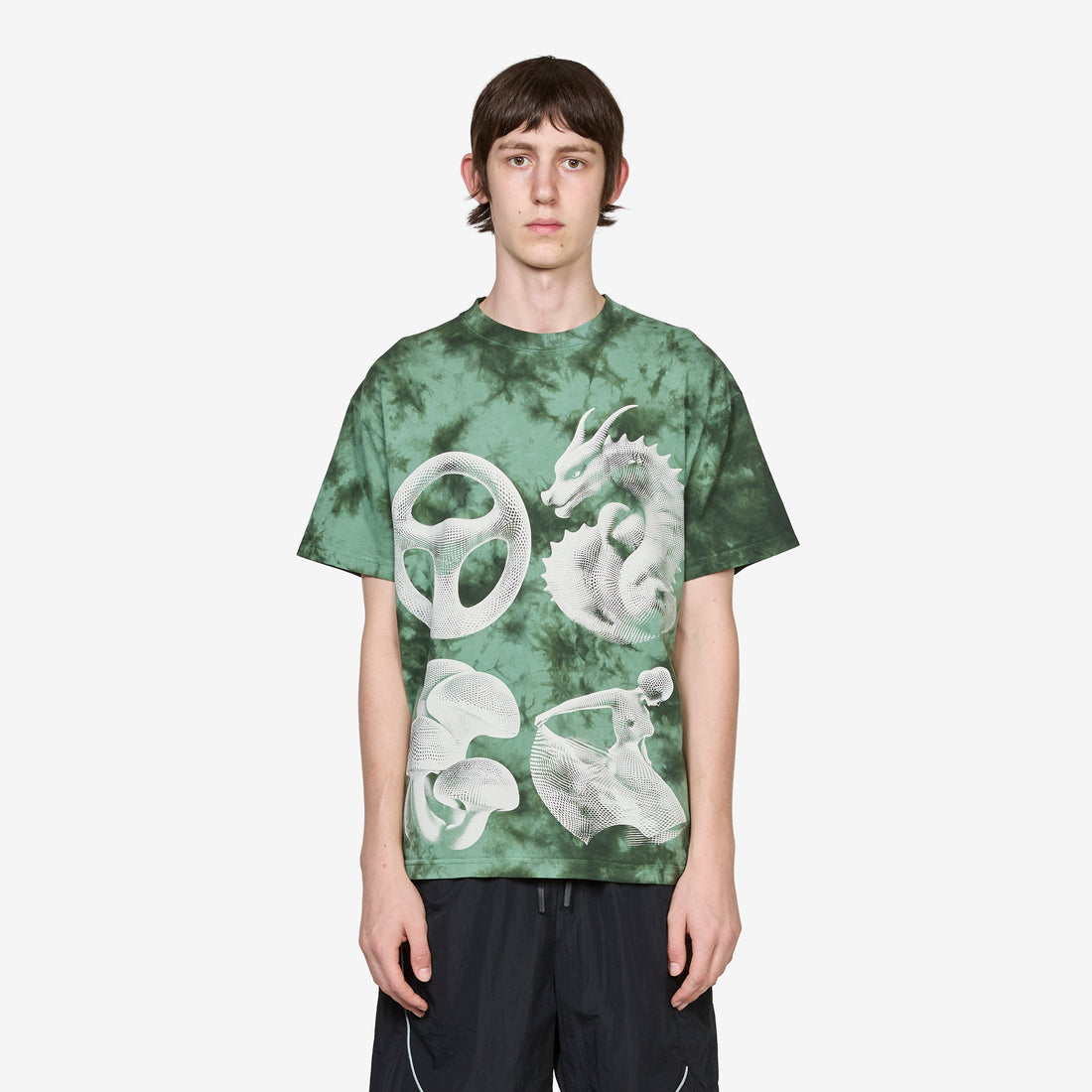 Disfunction T-Shirt Green Dye Tees