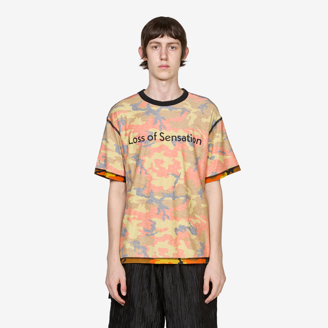 Sensation Camo Shirt Orange Shirts