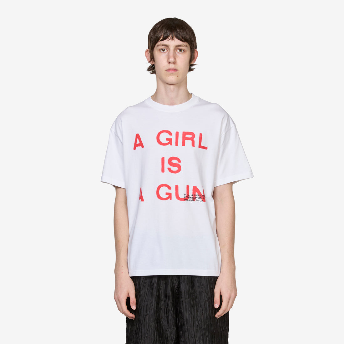 Girl Is A Gun T-Shirt White Tees