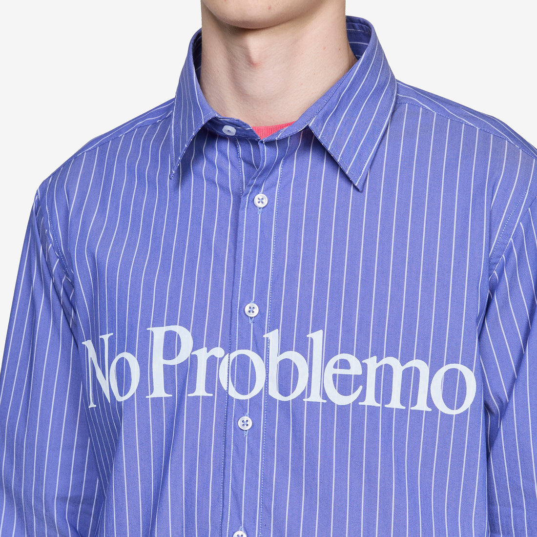 No Problemo Longsleeve Poplin Shirt Navy Shirts