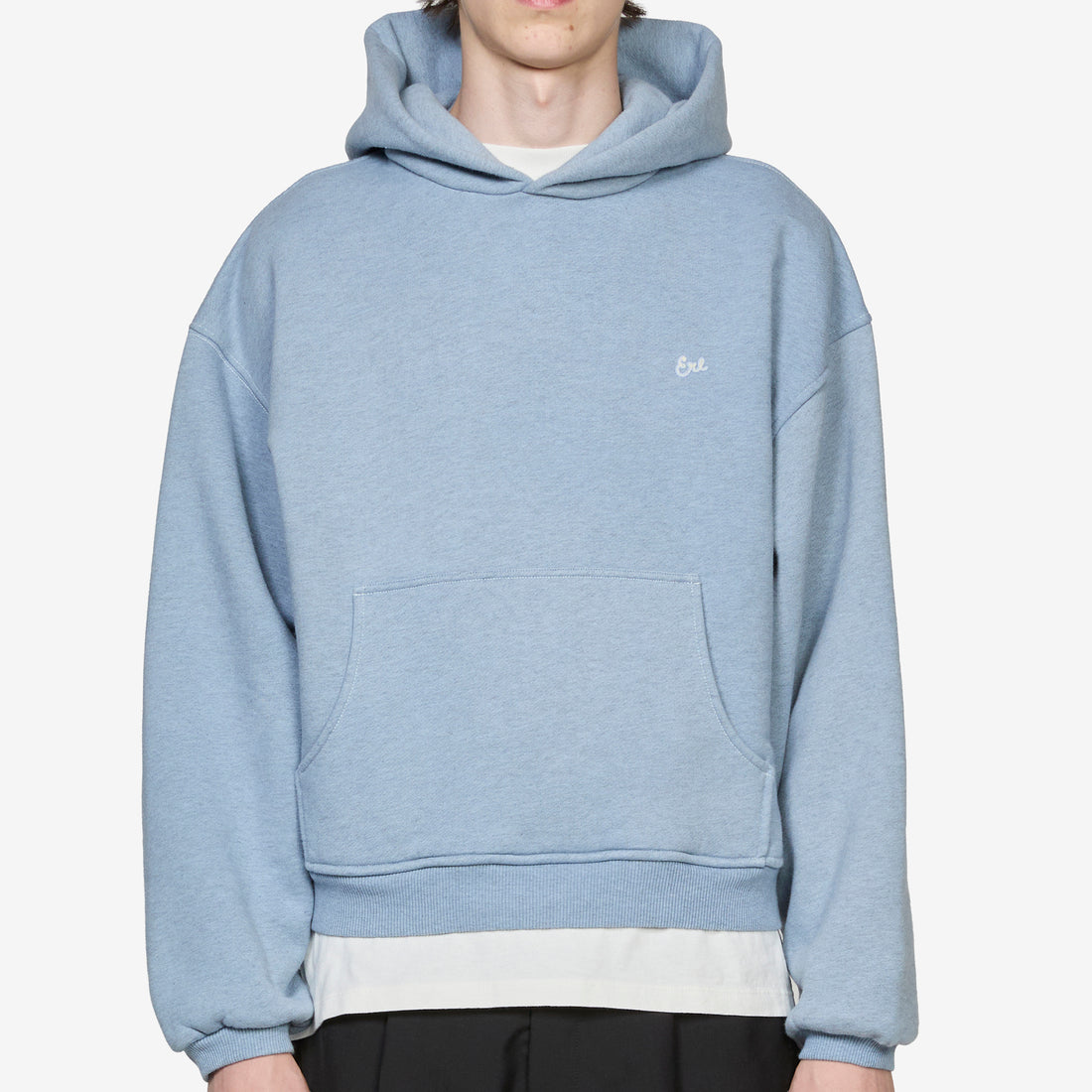Heathered Hoodie Blue Jumpers