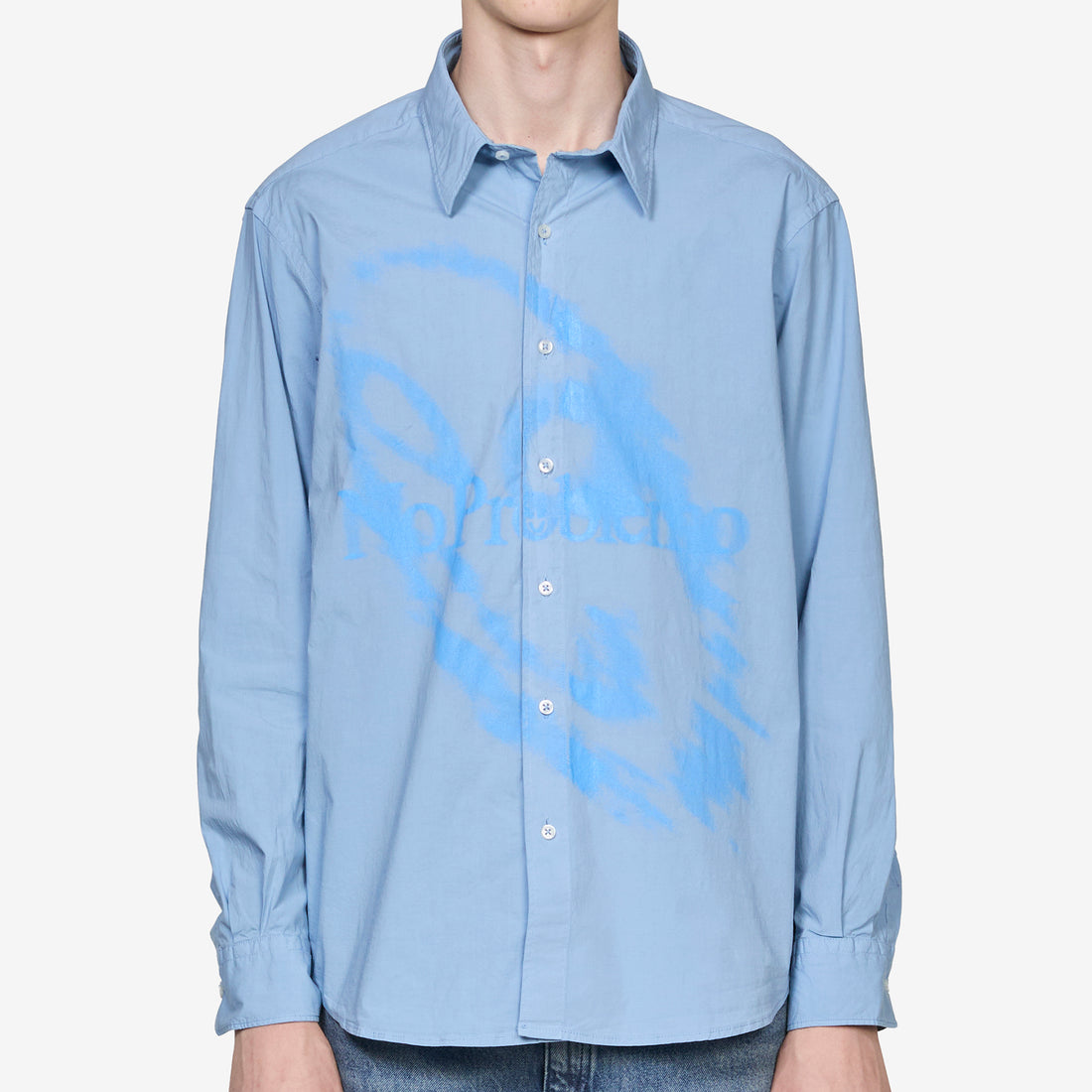 Smile Away Longsleeve Shirt Blue Shirts