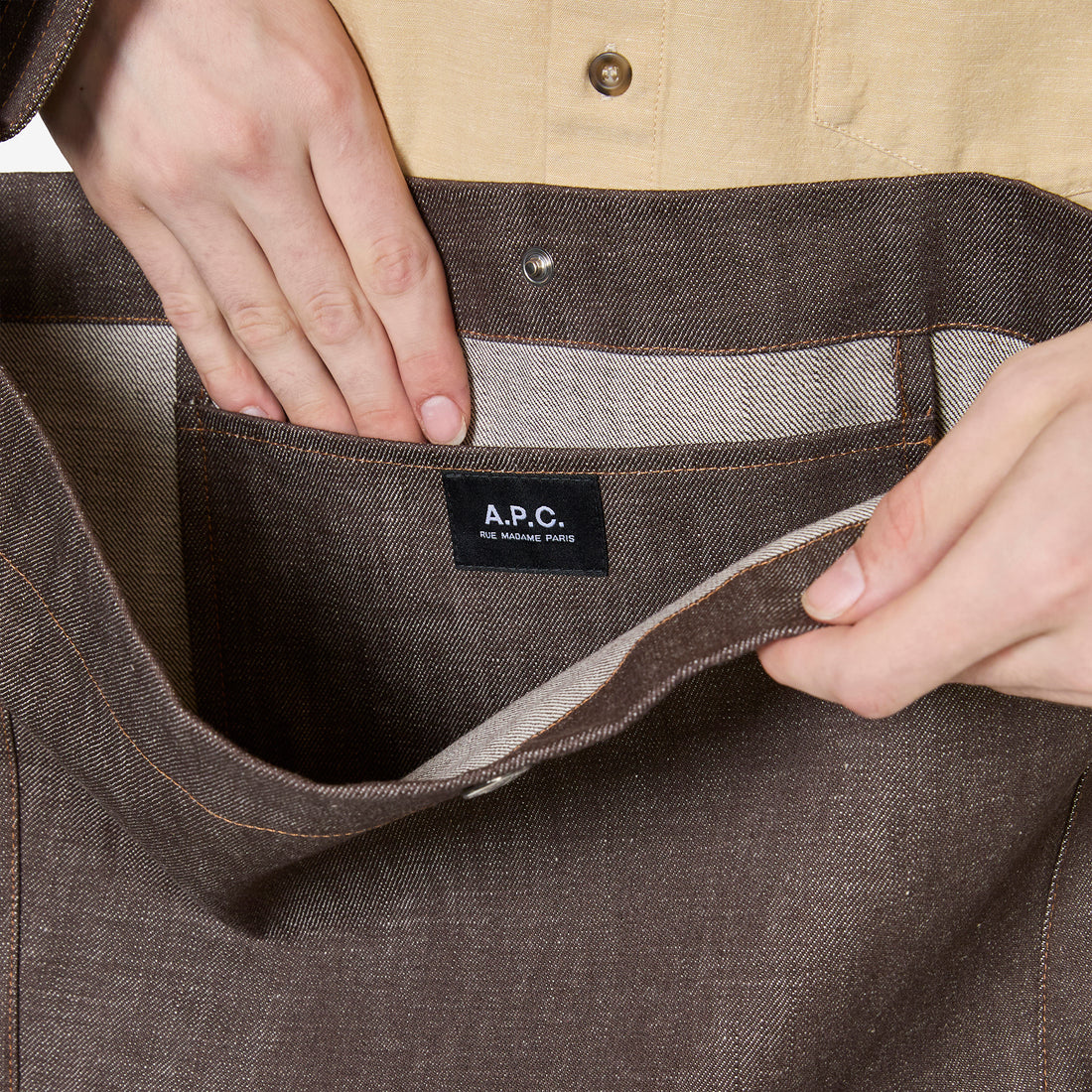 Journal Satchel Dark Brown Bags