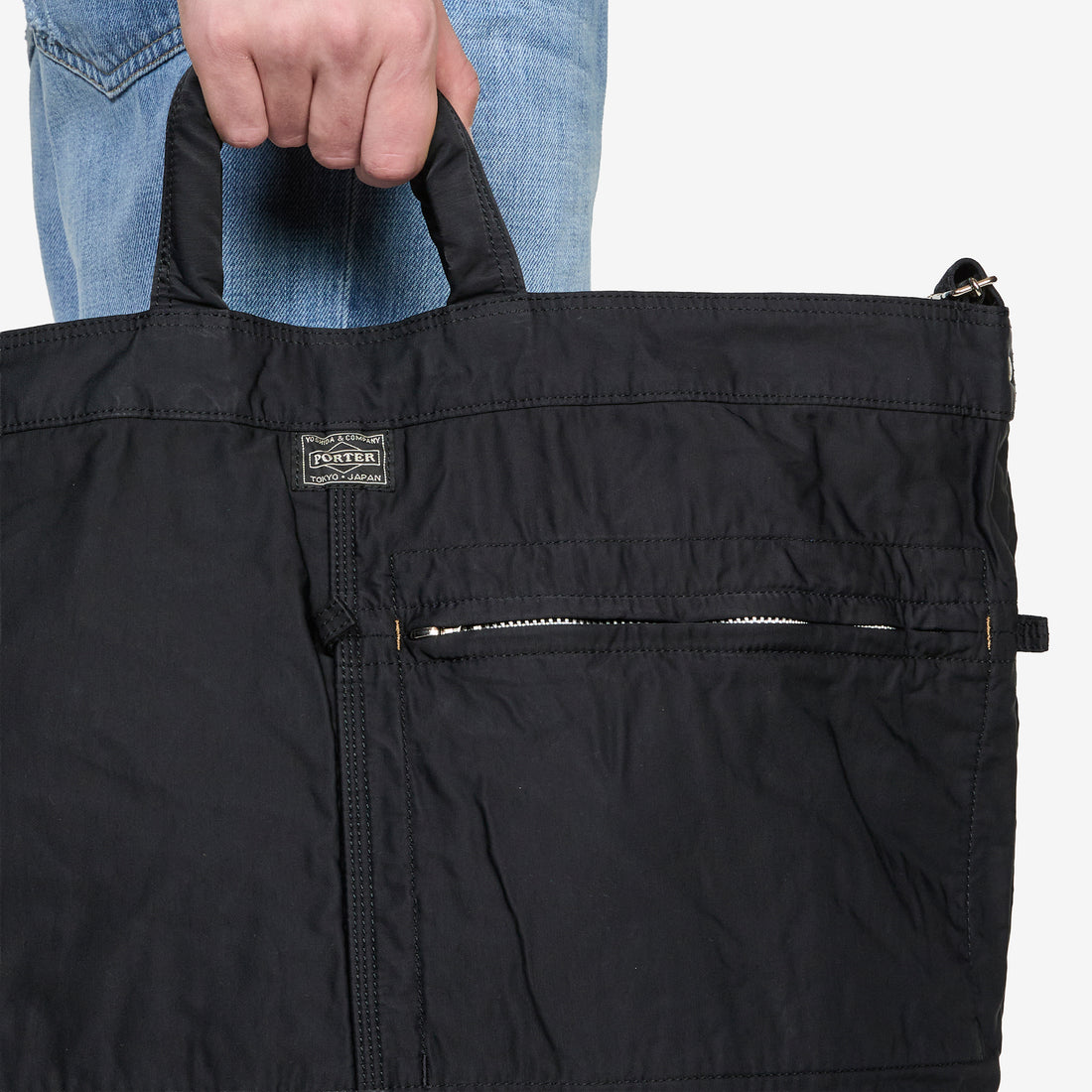 Mile 2-Way Tote Bag Black (L) Bags