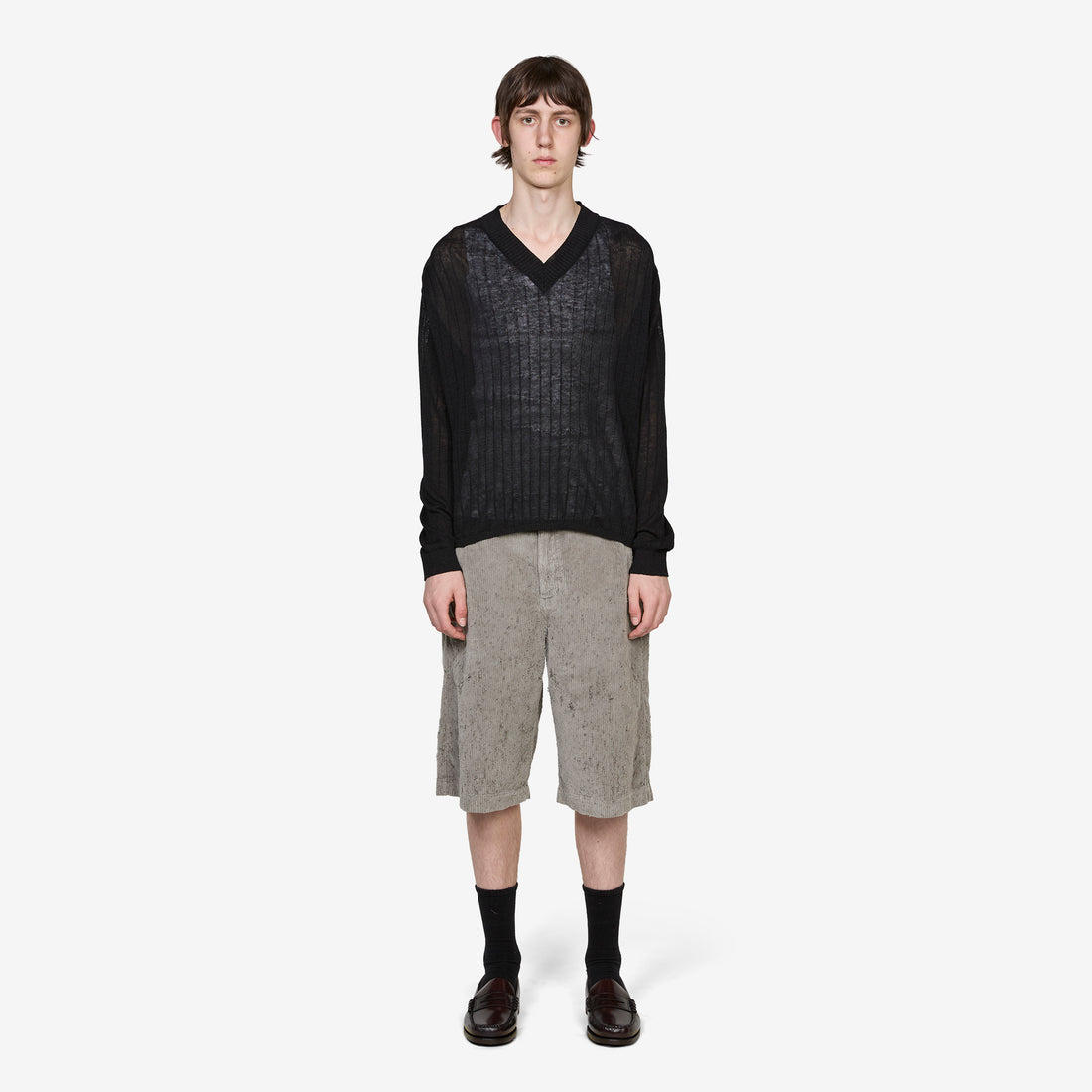 Edition Cord Shorts Taupe Punch Out Shorts