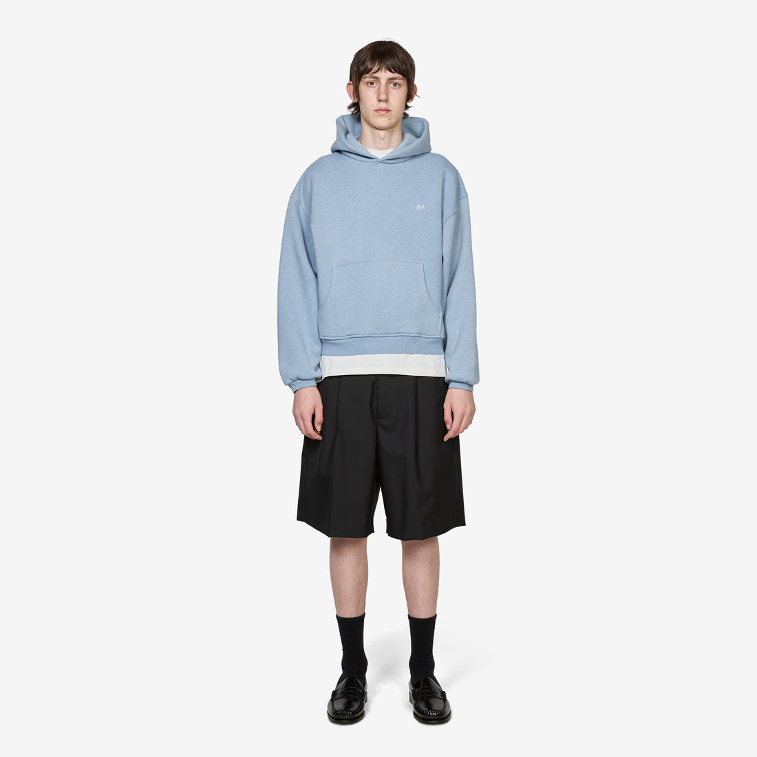 Heathered Hoodie Blue Jumpers