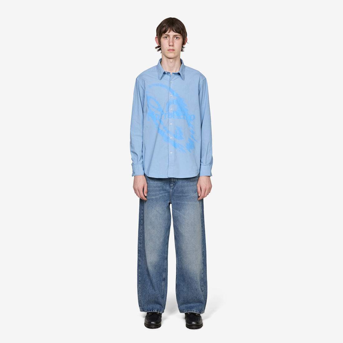 Smile Away Longsleeve Shirt Blue Shirts