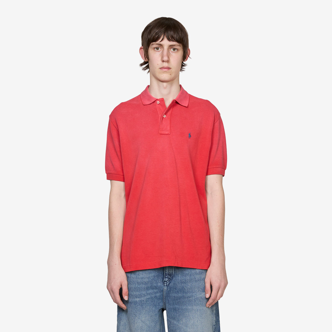 Original Fit Mesh Polo Shirt New Brick Shirts