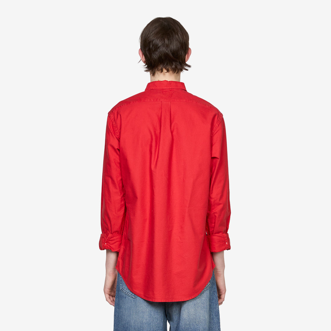 Custom Fit Garment-Dyed Oxford Shirt New Brick Shirts