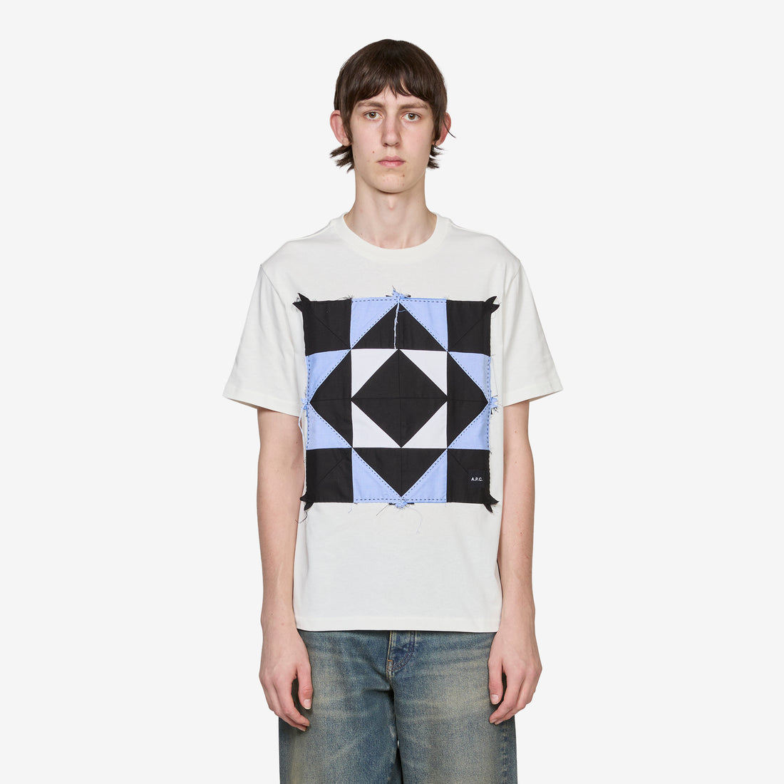 Patchwork T-Shirt White Tees