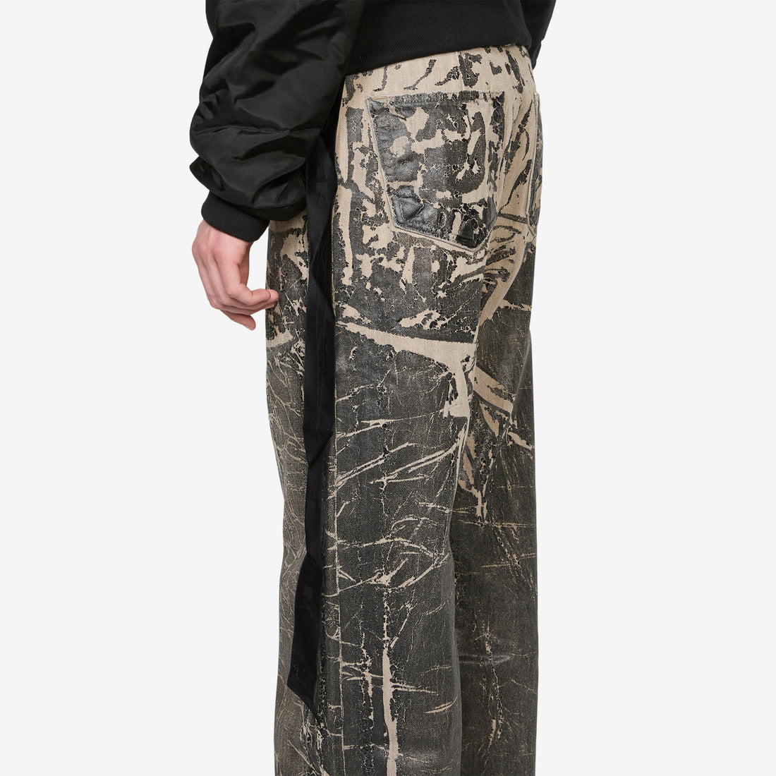 Cropped Alice Parka Black Nylon Canvas Jackets