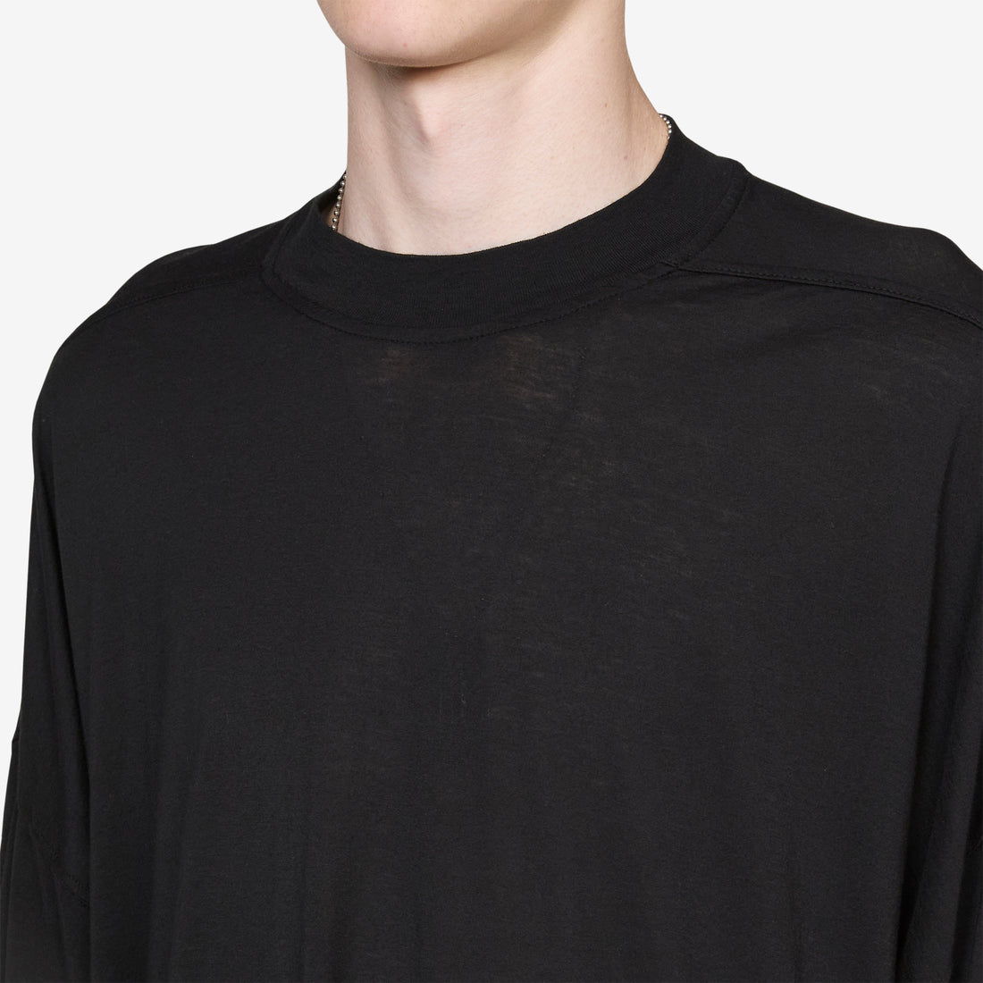 Tommy T-Shirt Black Cotton Gauze Jersey Tees