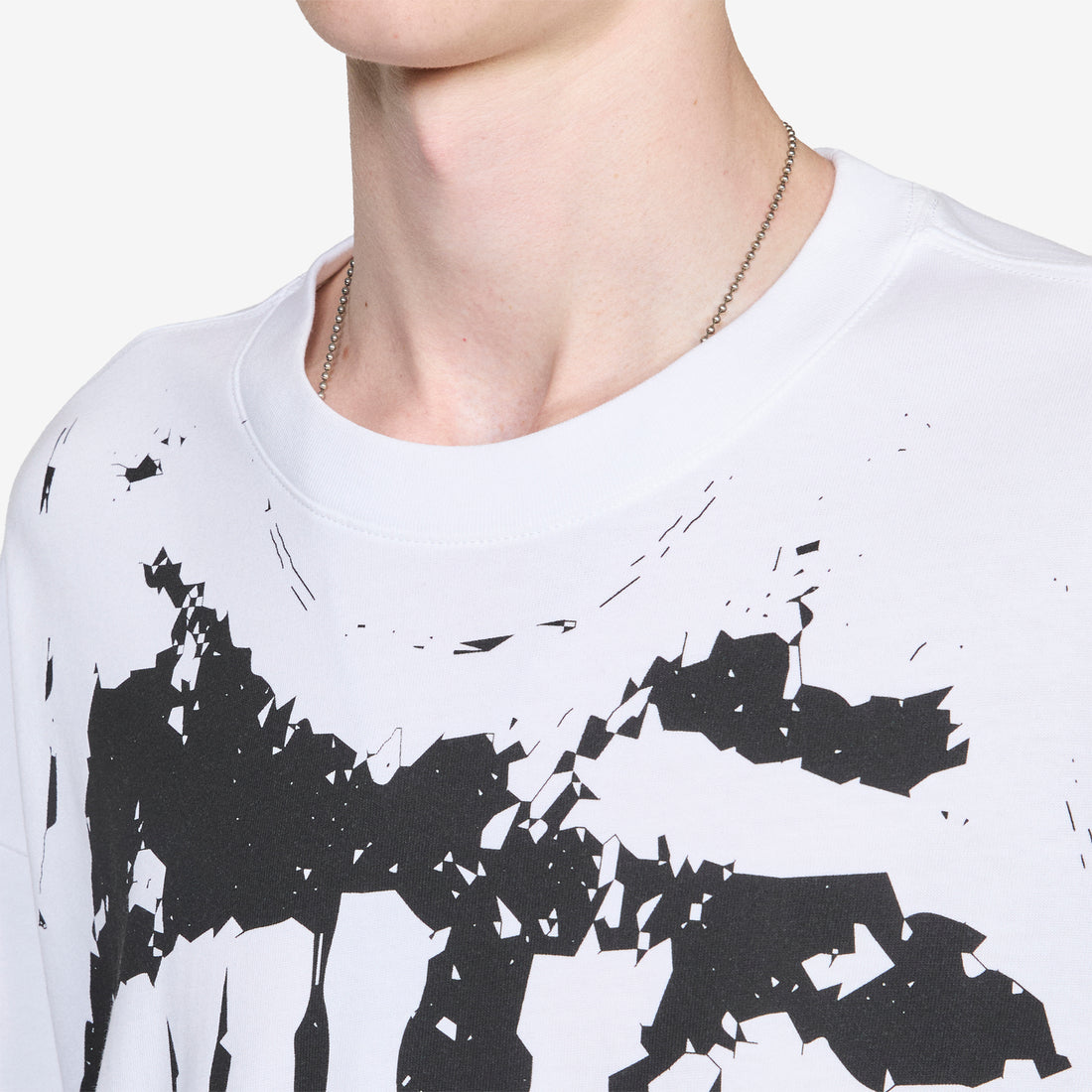 M J Jersey OS T-Shirt White | Black Tees