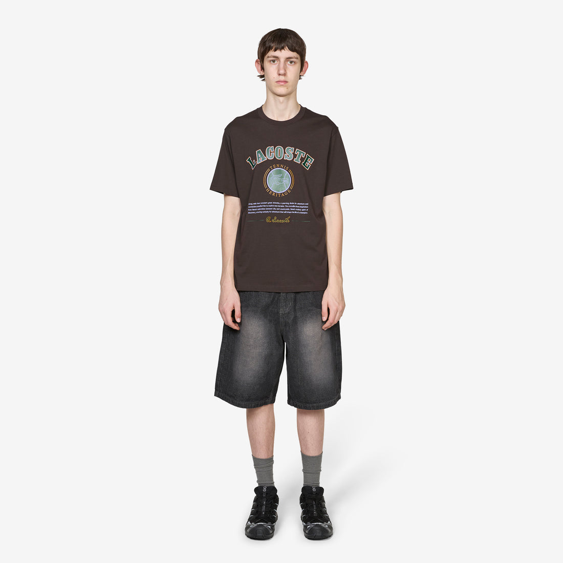 Scorpion Stitch Denim Shorts Slub Black Shorts