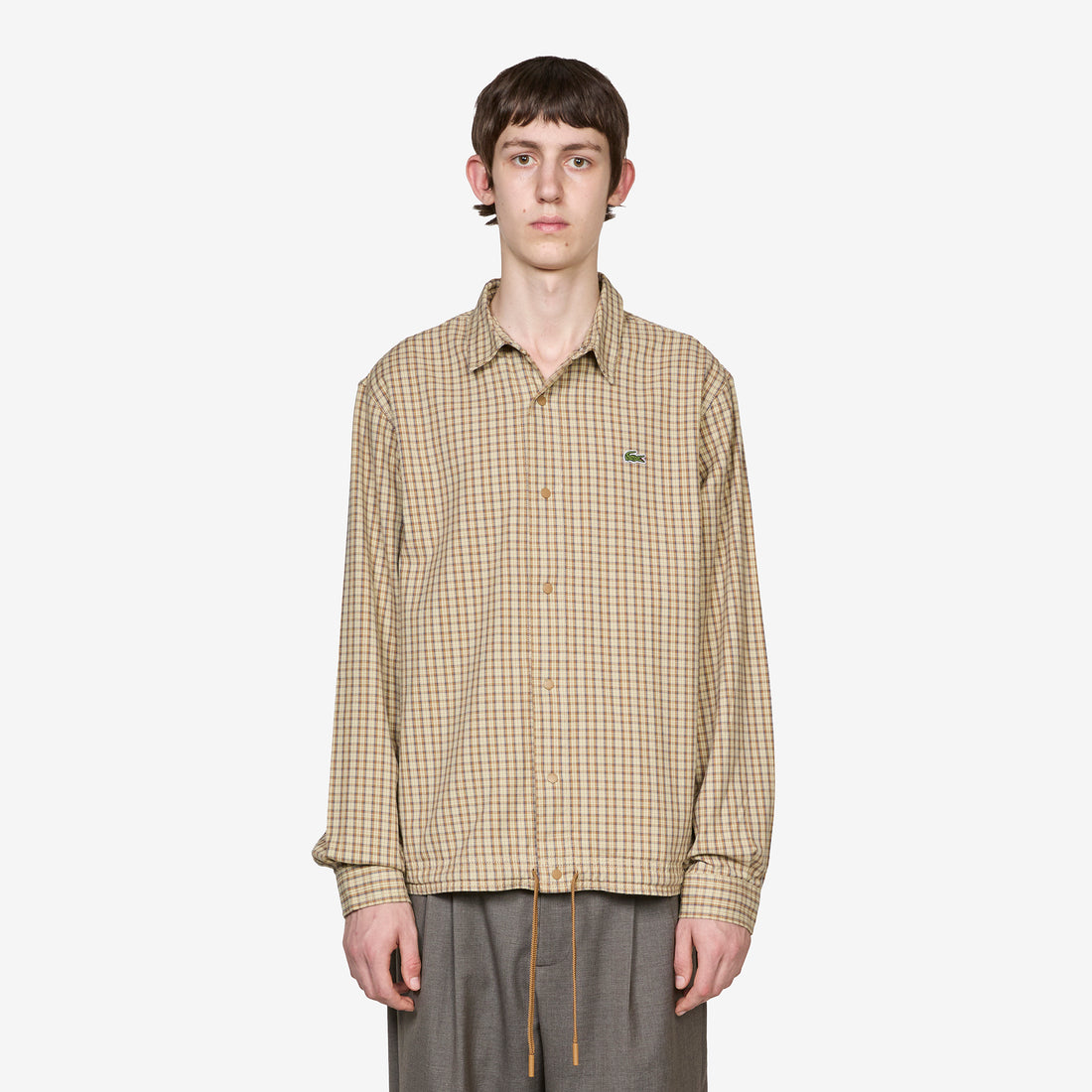 Check Flannel Shacket France Blue | Viennese Date Jackets