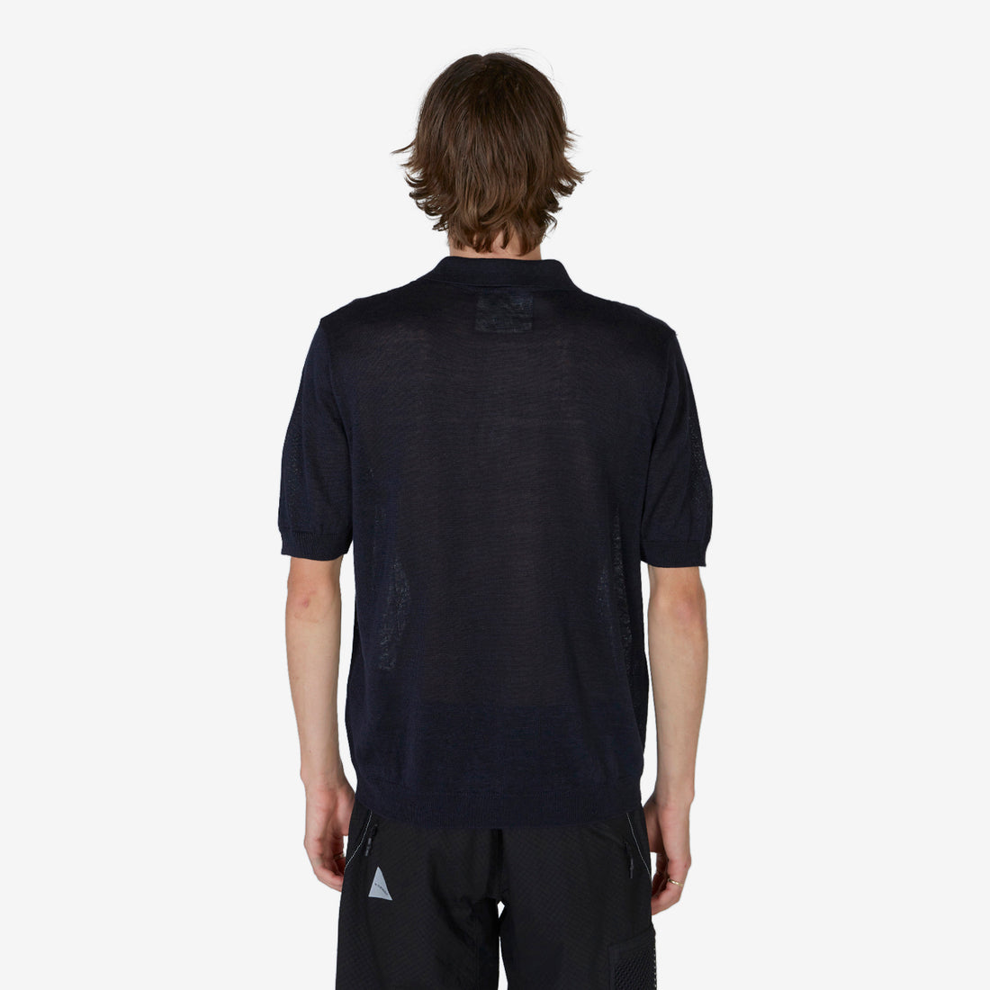 Ferrini Knit Polo Darkest Navy Shirts