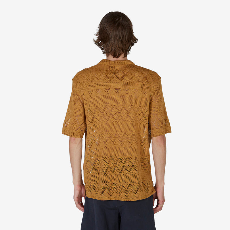 Gioia Shirt Mustard Crochet