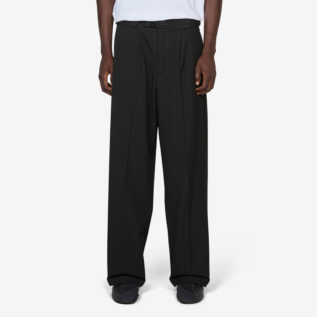 Limit Trouser Black Pinstripe Pants