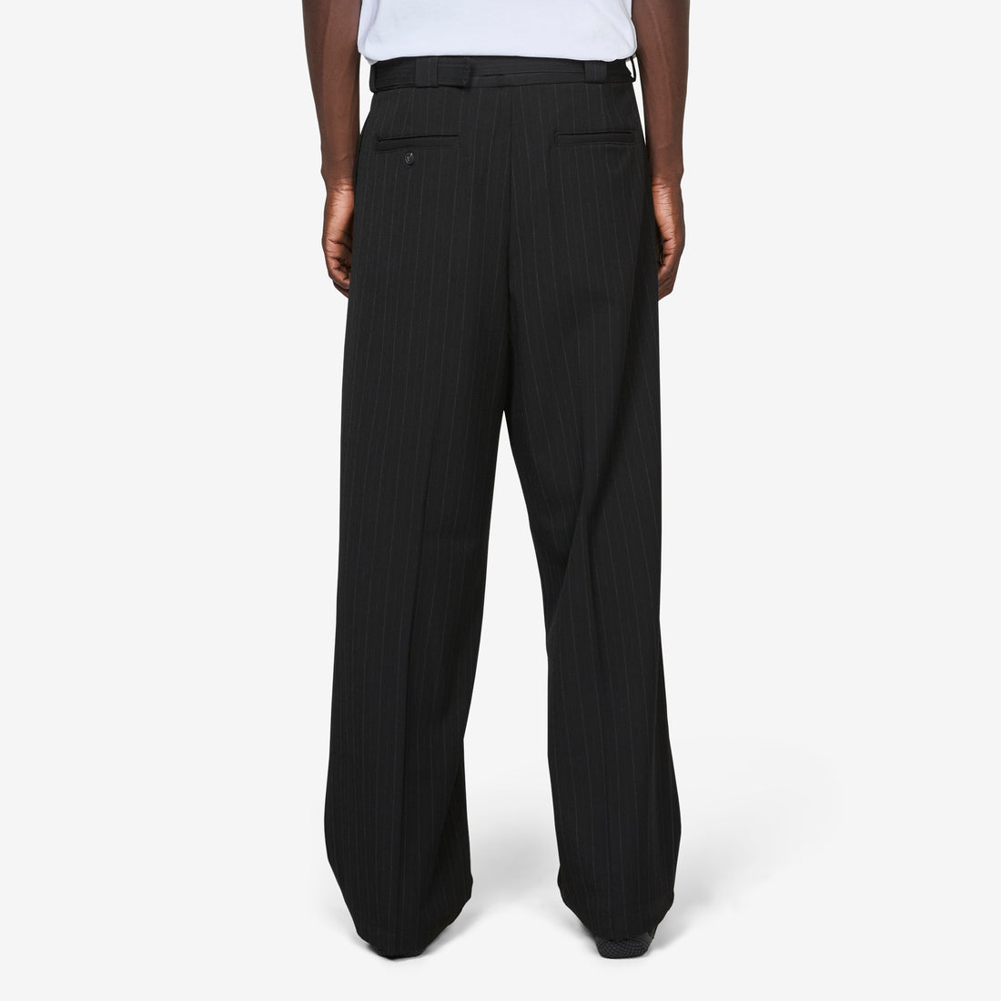 Limit Trouser Black Pinstripe Pants