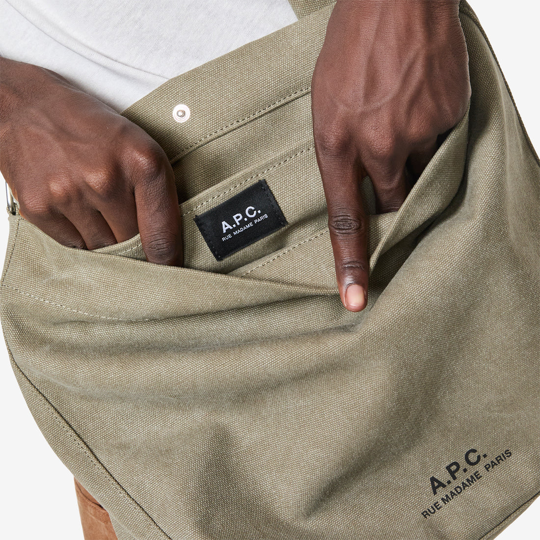 Journal Satchel Khaki Bags