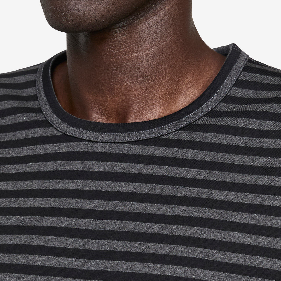 Knit T-Shirt Black | Gray Tees