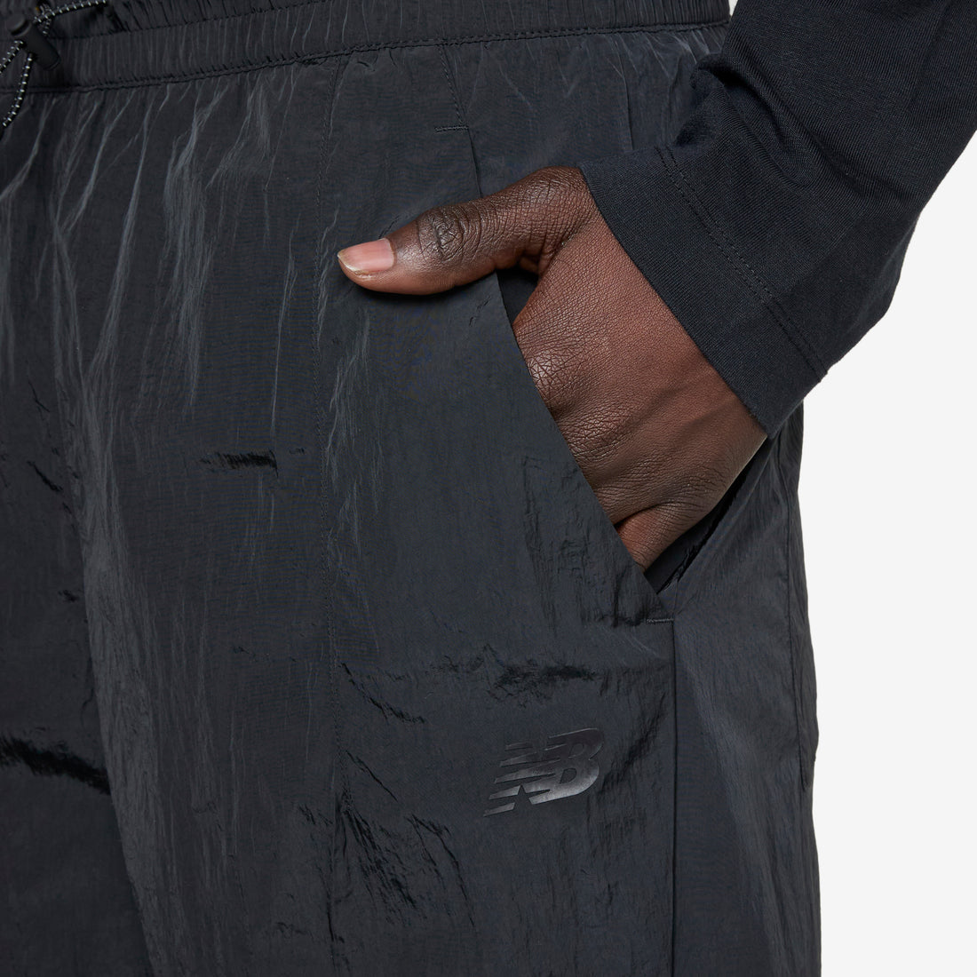 Grey Short 8" Black Shorts