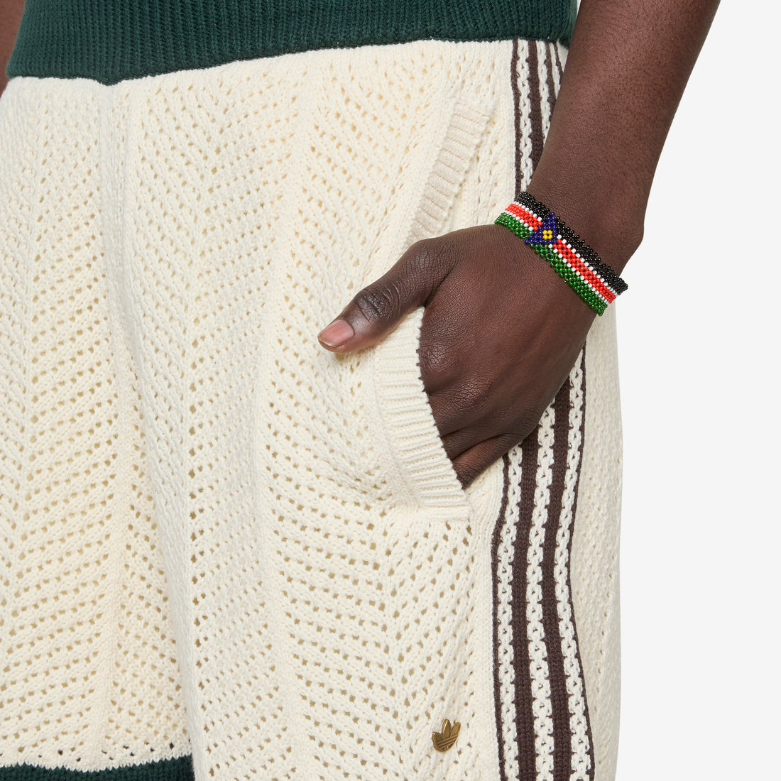 CLOT by Edison Chen x Crochet Shorts Cream White Shorts