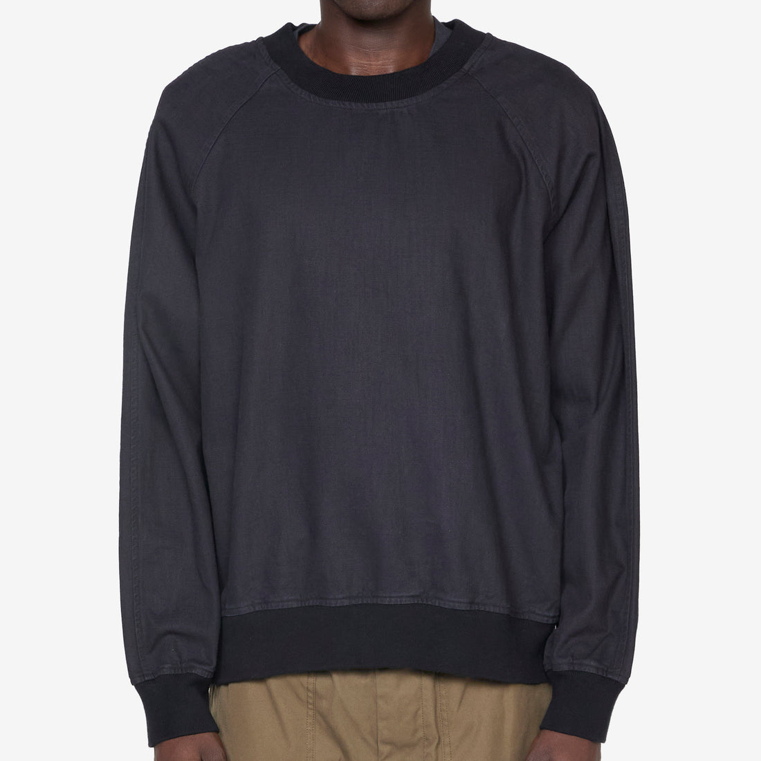 Woven Sweatshirt Indigo Jumpers