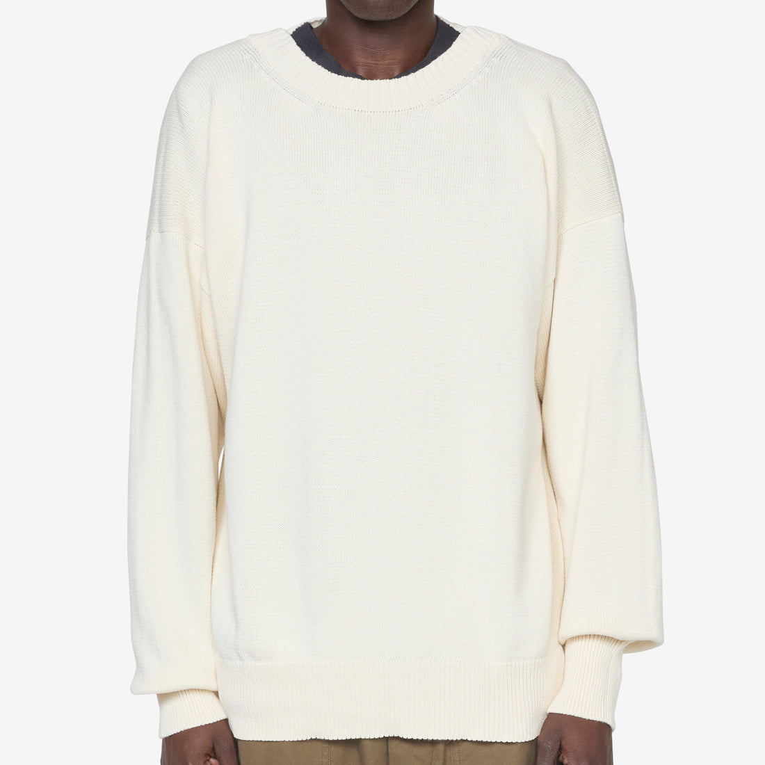 Cross Over Crew Ecru Jumpers