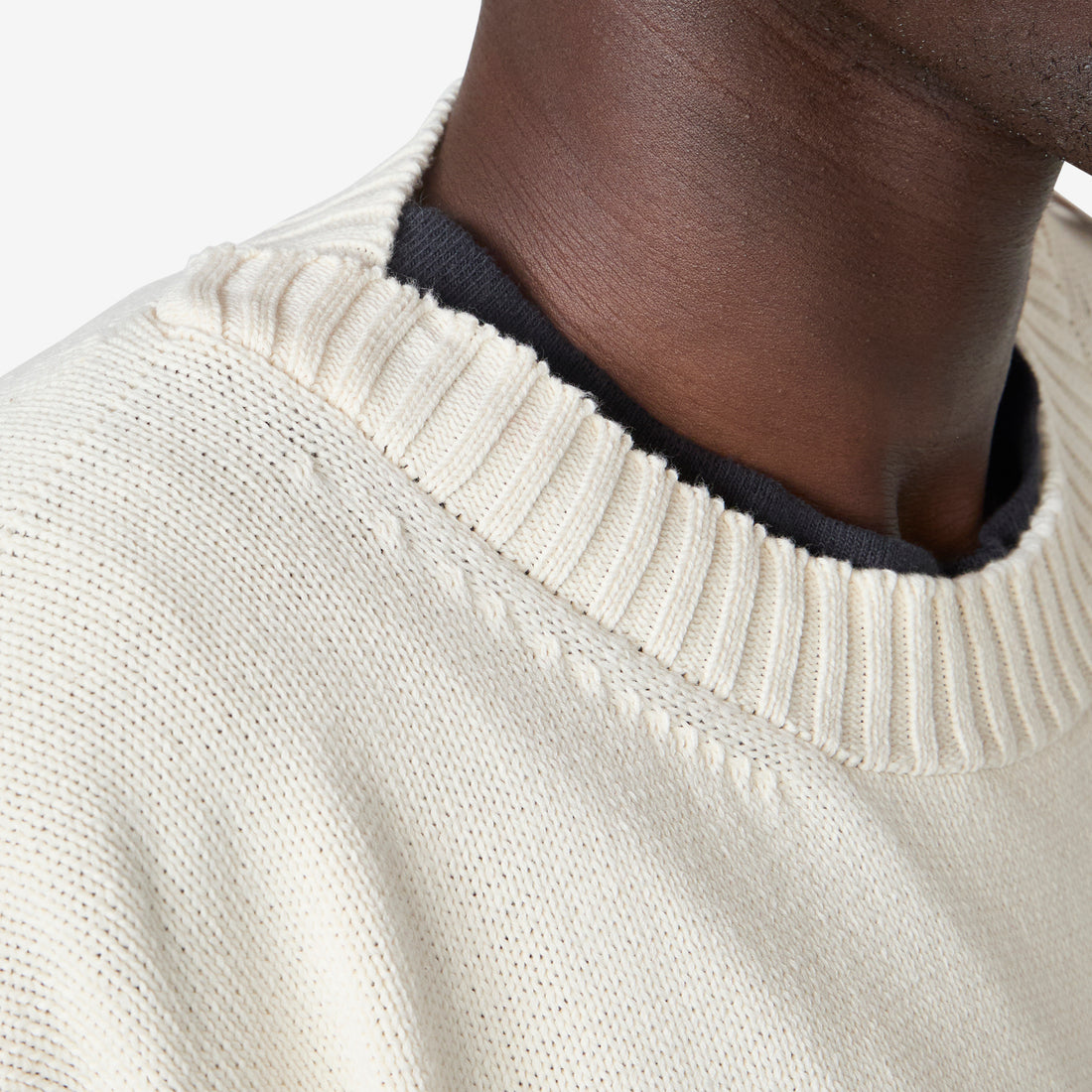 Cross Over Crew Ecru Jumpers