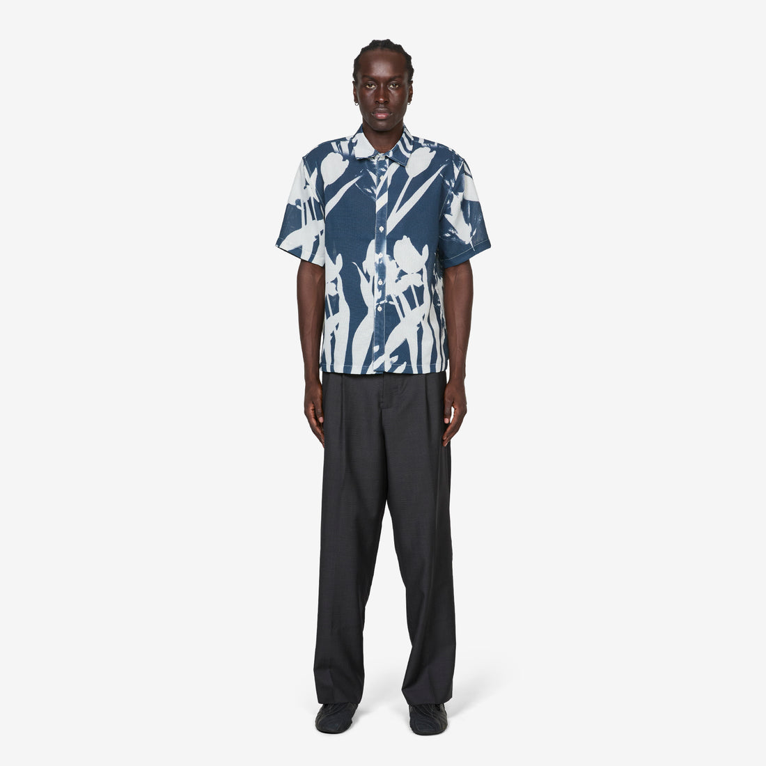 Tulip Shirt Navy Shirts