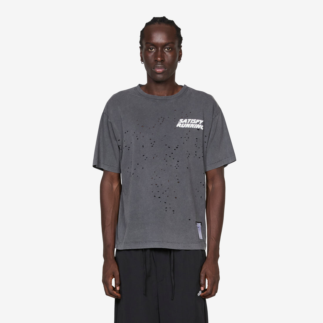 MothTech™ Logo T-Shirt Aged Black Tees