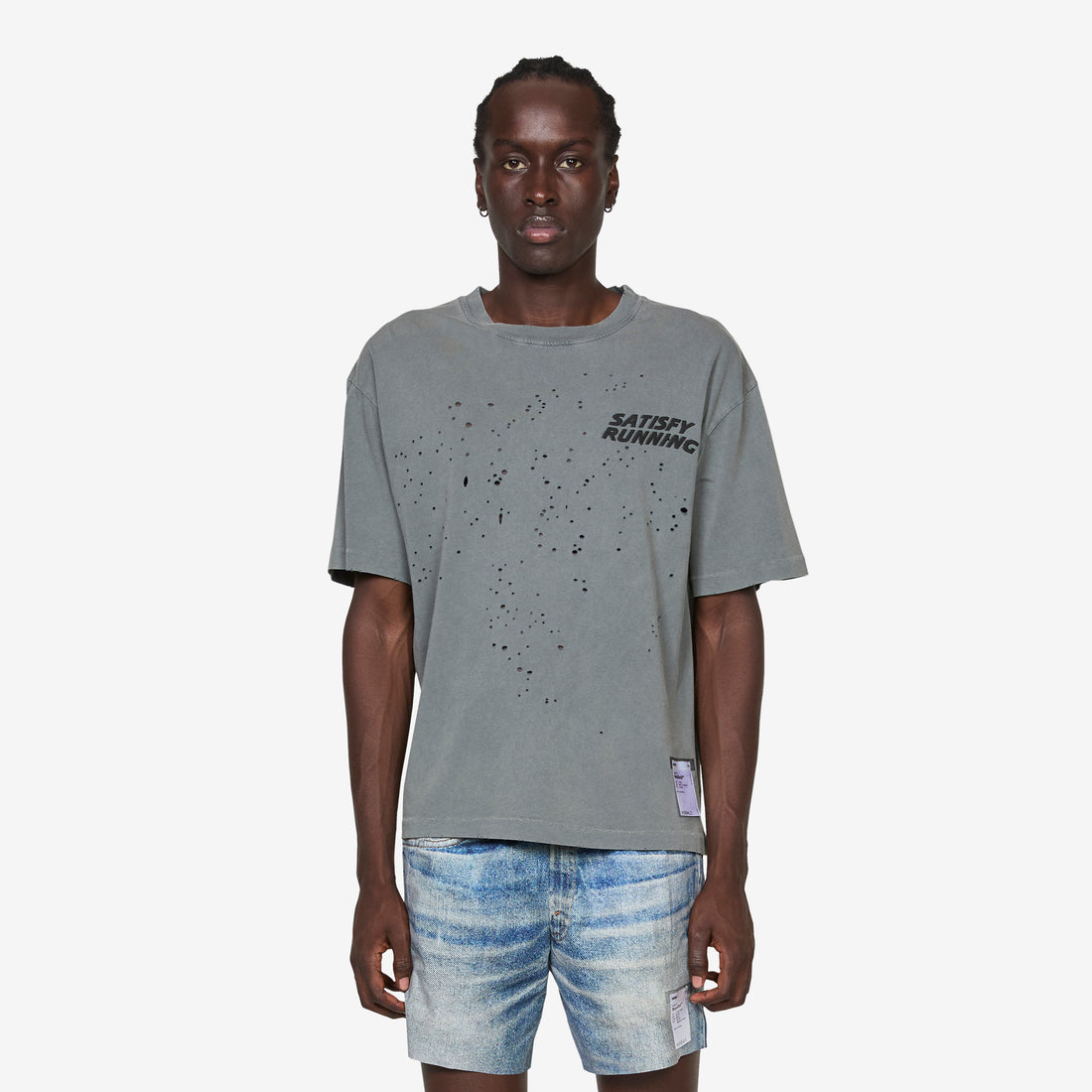 MothTech™ Logo T-Shirt Faded Black Tees