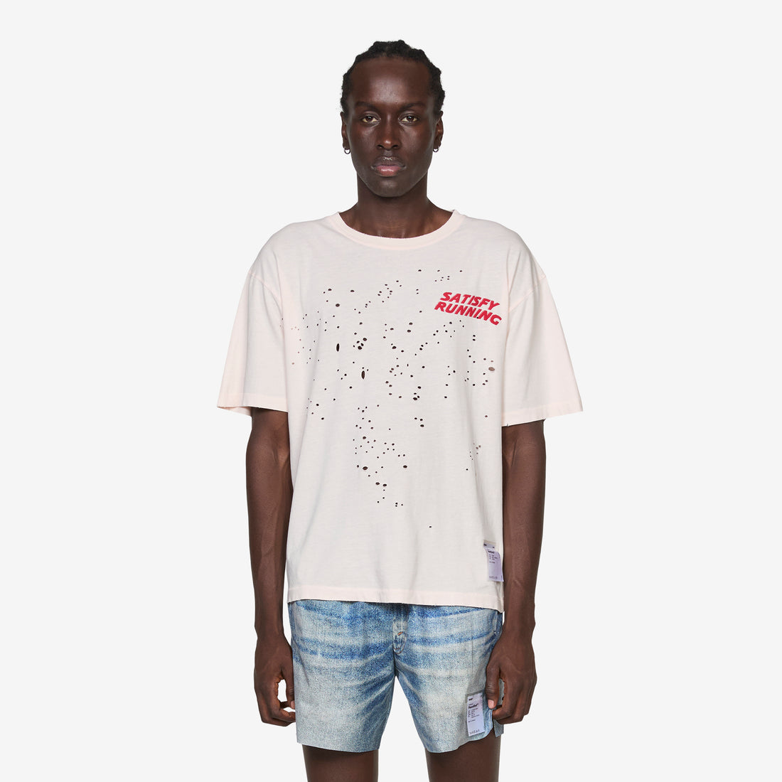 MothTech™ Logo T-Shirt Sun Bleached Rosewater Tees