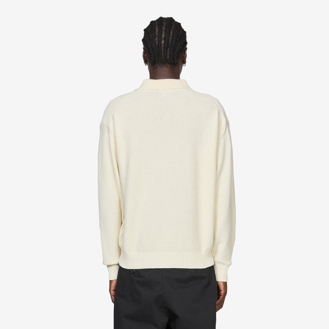 Pique Polo 7G White Shirts