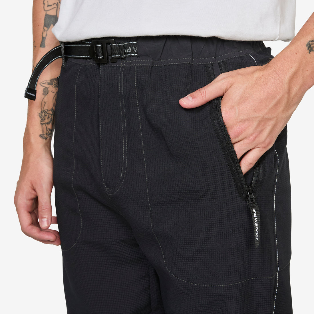 Vent Pants Black Pants