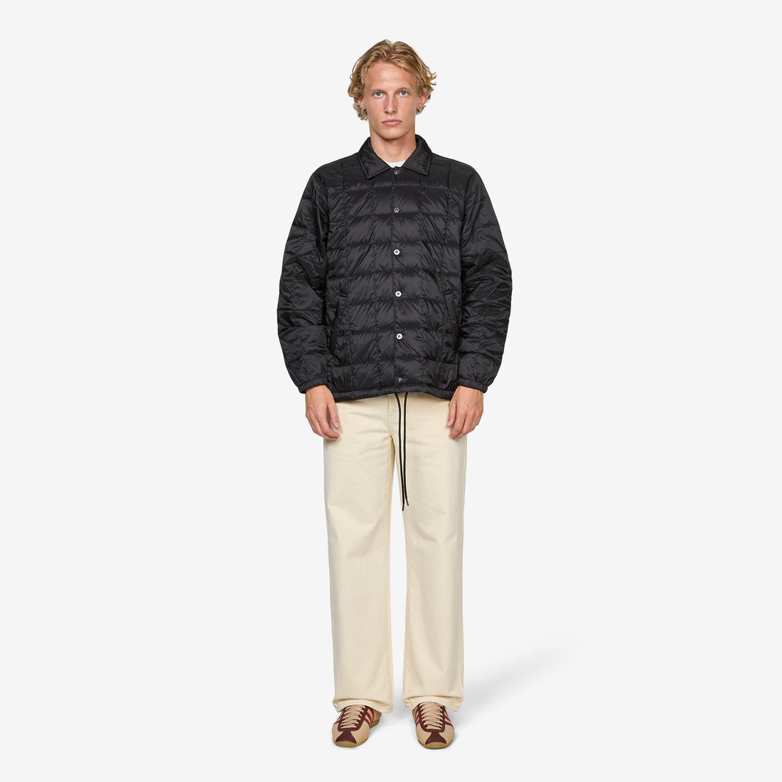 Down Coach Jacket Black Jackets