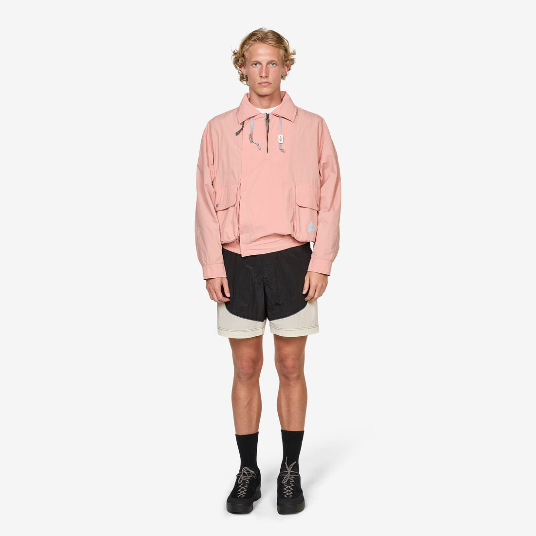 ROA x Ripstop Wind Short Pants Off White Pants