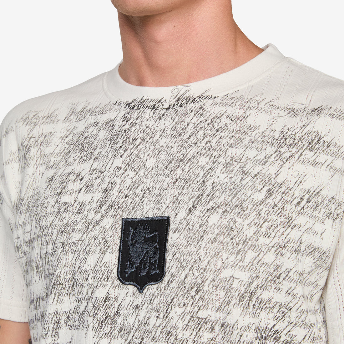 Biography Pointelle Baby T-Shirt White Powder Tees