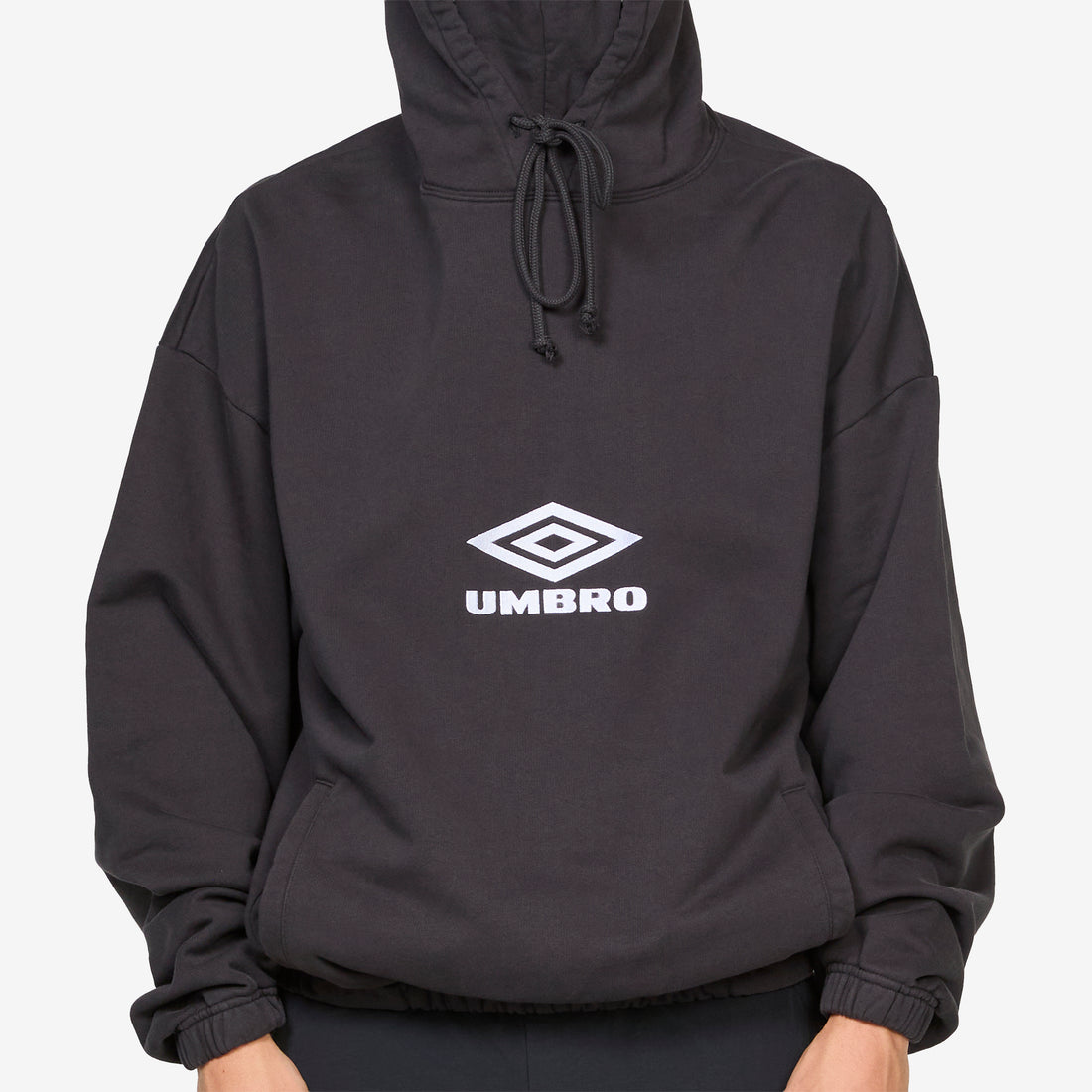 OG Logo Mask Hoodie Washed Black Jumpers