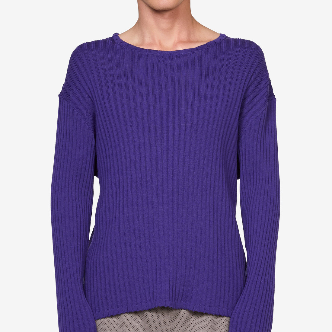 Loui Merino Wool Longsleeve Knit Purple Jumpers