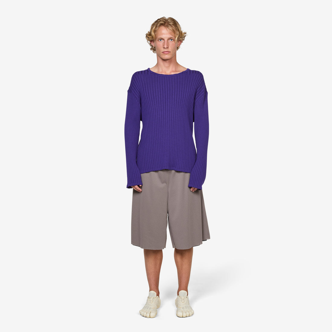 Loui Merino Wool Longsleeve Knit Purple Jumpers