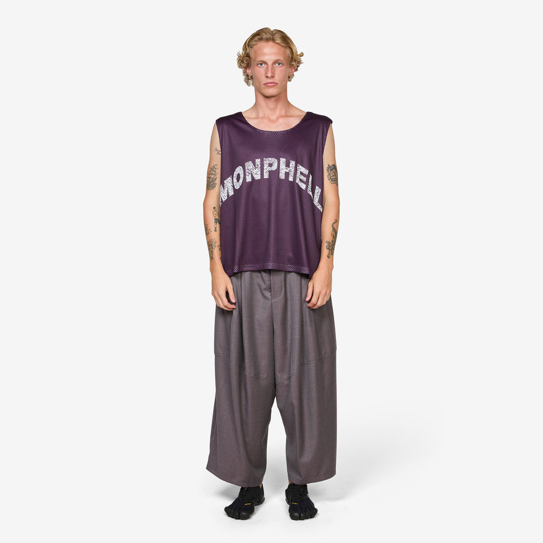 Nino Oversized Trouser Brown Pants